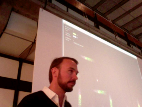 Aurel von Richthofen speaking at Beyond Rendering