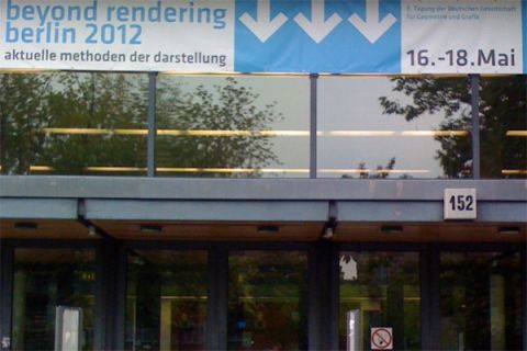 Beyond Rendering Conference venue at TU Berlin