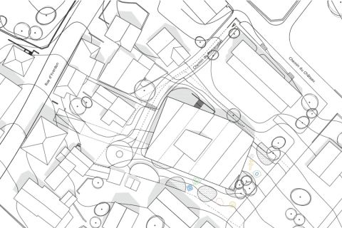 Crissier School - site plan 