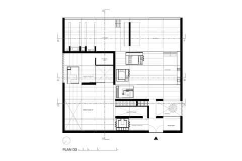 Ground floor with flexible spaces